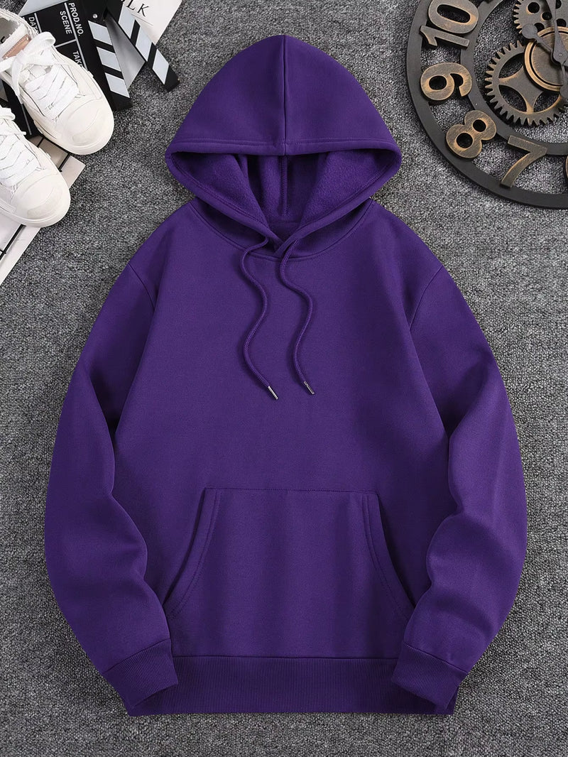 Men'S Slogan and Skull Print Hoodie Versatile and Comfortable Everyday Sweatshirt 2024 Spring and Autumn Long Sleeve S-3XL